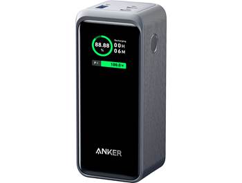 Anker Prime 12,000mAh Power Bank 130-watt portable charger with two USB-C  ports at Crutchfield