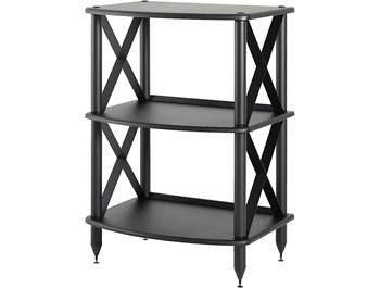 Audio Rack With Adjustable Shelving Thick Top 