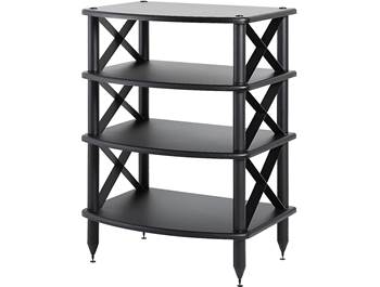 Audio Rack With Adjustable Shelving Thick Top 