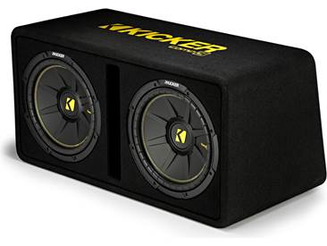 Customer Reviews: Kicker 44DCWC122 Ported enclosure with dual 12