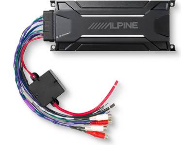 Alpine KTA-450 Power Pack – 4 Channel Class D Amplifier, 400 Watts D.P.P – Compact & Powerful
