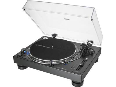 Audio-Technica AT-LP120-USB (Black) Manual direct-drive professional  turntable with USB output and built-in phono preamp at Crutchfield