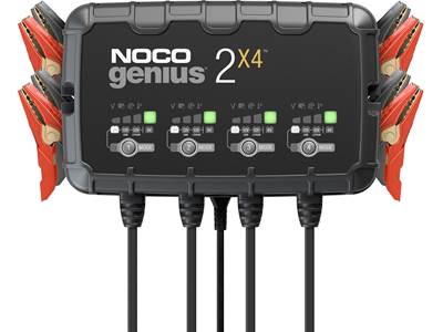 NOCO GENIUS2X2 GENIUS series 2-bank 12- or 6-volt battery  charger/maintainer at Crutchfield
