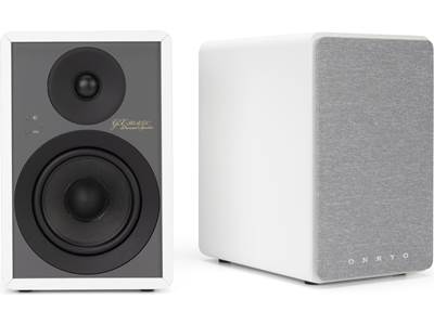 Onkyo Creator Series GX-10DB (White) Powered desktop stereo