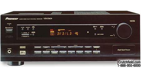 Pioneer VSX-D510 A/V receiver with Dolby Digital and DTS at