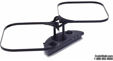 Terk TV5 Amplified indoor HDTV antenna at Crutchfield