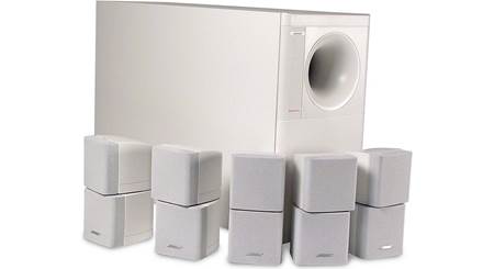 Bose® Acoustimass® 10 III (White) Home theater speaker system at Crutchfield