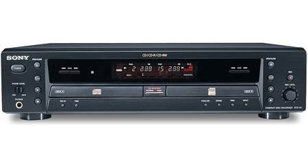 CD recorder black Sony RCD-W10 CD player 