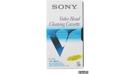 Sony T-25CLDR Dry-type VHS head cleaner at Crutchfield