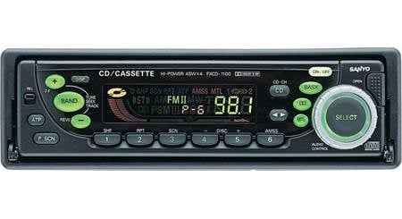 Sanyo FXCD-1350 CD/cassette receiver at Crutchfield
