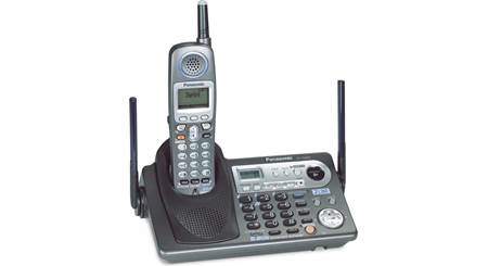 Panasonic KX-TG6700B Two-line 5.8 GHz Expandable Cordless Phone System ...