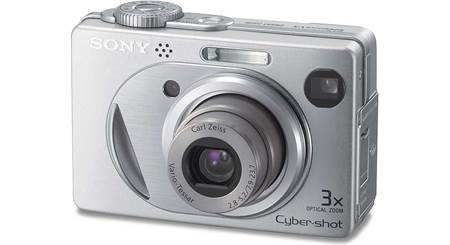 Sony DSC-W5 シルバー Sony DSC-W5 5.1-megapixel digital camera at Crutchfield