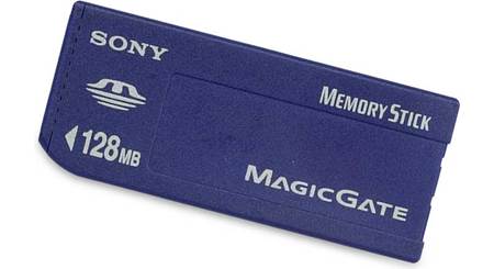 Sony MagicGate Memory Stick Duo (128MB) Digital storage media at ...