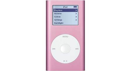 Apple iPod® mini 4GB (Pink) Portable MP3 player at Crutchfield