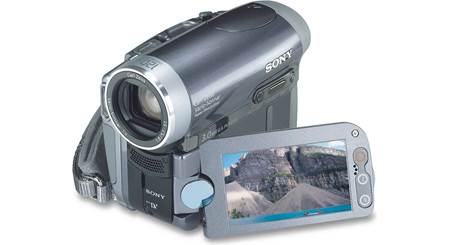 Sony DCR-HC96 Mini DV digital camcorder with docking station at Crutchfield