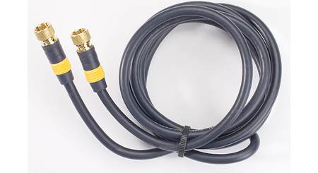 5ft RG-6 Coaxial Cable - 3X Shielded Brass Connector For TV & Internet