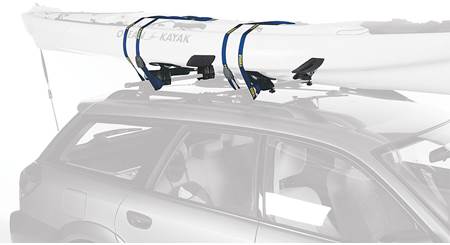 thule top deck kayak carrier 881