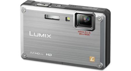 Panasonic Lumix DMC-TS4 (Black) Tough-style 12.1-megapixel digital ...