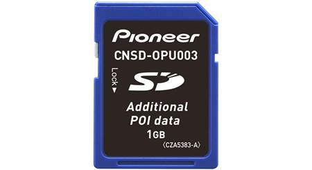 Pioneer CNSD-239FM 2011 TeleAtlas Map and POI SD CARD For AVIC-U310BT SDHC Card