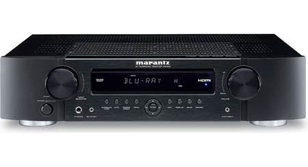 Marantz NR1402 Home theater receiver with 3D-ready HDMI switching 