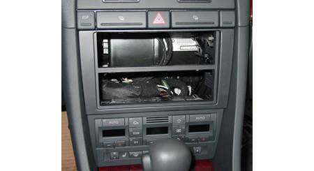 Audi A4 In-dash Receiver Kit