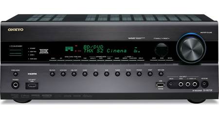 Onkyo TX-NR709 Home theater receiver with 3D-ready HDMI switching,  Internet-ready at Crutchfield