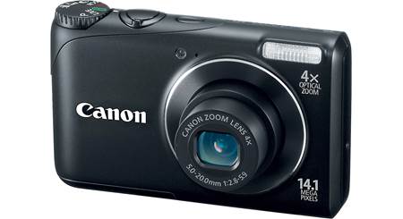 Canon PowerShot A2400 IS (Pink) 16-megapixel digital camera with 5X optical  zoom at Crutchfield