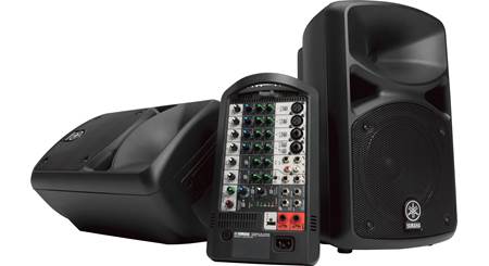 Système de sono Yamaha 2 x 200W 8 voies + bluetooth STAGEPAS400BT