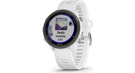 Garmin Forerunner 255 Music GPS Running Watch - whitestone