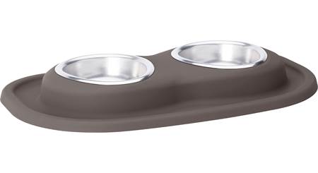 WEATHERTECH Single Low Stainless Steel Cat & Dog Pet Feeding System, Dark  Grey, 16-oz/2-in 