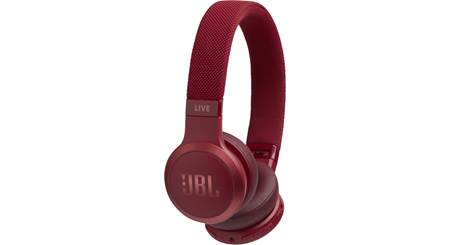 red jbl wireless headphones