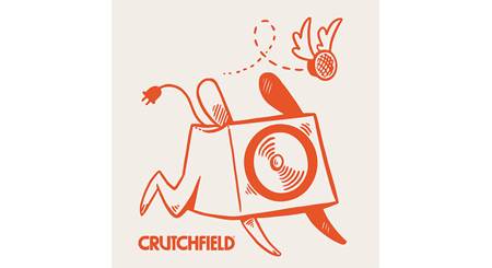 Crutchfield Woofer and Tweeter Sticker
