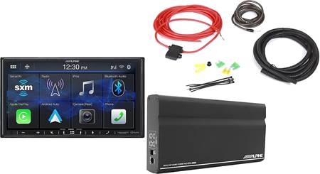 Alpine iLX-407 and Mono Amp Package