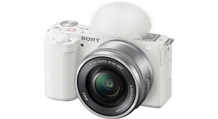 Sony Alpha ZV-E10 Vlog Camera Kit (White) 25-megapixel mirrorless