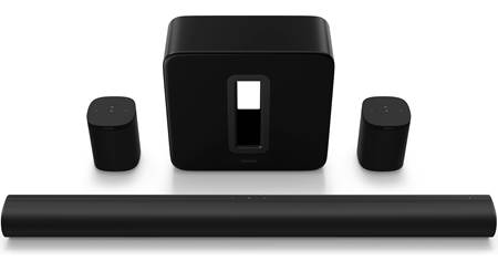 Overgang historie beslag Sonos Arc 5.1.2 Home Theater Bundle (Black) Includes Sonos Arc Dolby Atmos®  sound bar, Gen-3 Sub, and two Sonos Ones at Crutchfield