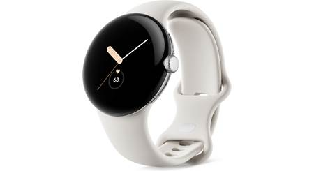 Google Pixel Watch 2 (Polished Silver case and Porcelain Active 