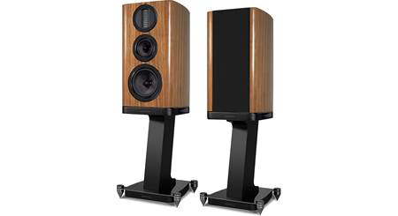 Wharfedale AURA 2 (Piano Walnut) Bookshelf speakers with matching ...