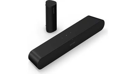 Sonos Ray/Roam 2 Two-room Bundle (Black) Sonos Ray sound bar and