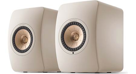 KEF LS50 Meta (Sand Shell) Bookshelf speakers at Crutchfield
