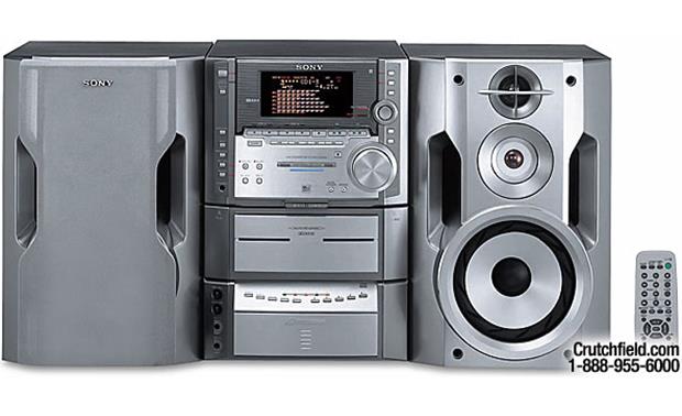 Sony Dhc Zx50md Shelf System With Minidisc 5 Cd Changer Dual