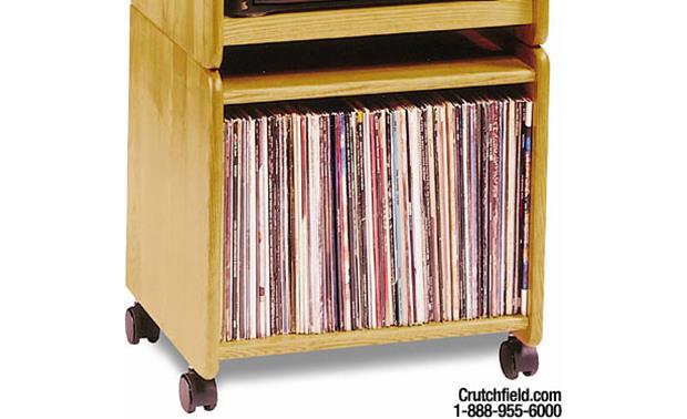 Wood Technology Cm1 C Oak Cabinet Base Module For Component Storage System At Crutchfield