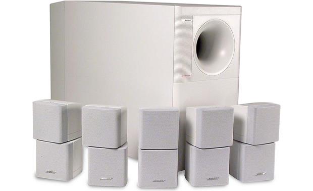 Bose® Acoustimass® 15 (White) Top-of-the-line Acoustimass theater system at