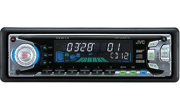 JVC KD-SX870 CD Receiver with CD Changer Controls at Crutchfield