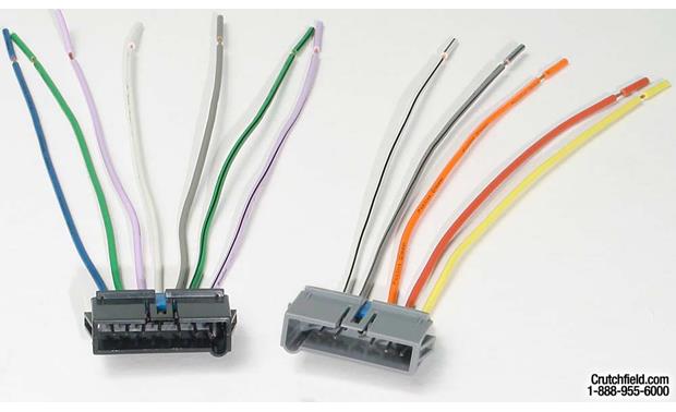 Metra 70-1817 Receiver Wiring Harness Connect a new car ... jvc wiring harness color code 