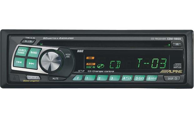 Alpine Autoradio Alpine CDM-9803 car CD receiver in-dash unit Full-DIN 