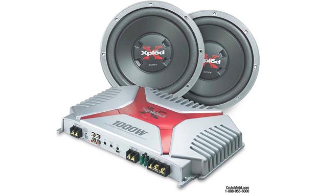 Sony Xplod Amplifier/Subwoofers Package 