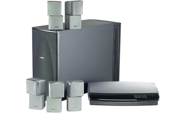 Følelse Poesi peregrination Bose® Lifestyle® 28 Series II System (Silver speakers & bass module) DVD  home theater system at Crutchfield