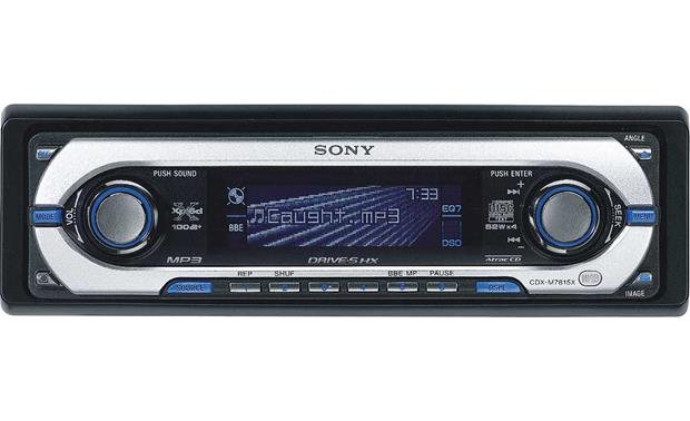 Sony CDX-M7815X CD receiver with MP3 / ATRAC3plus playback at ...