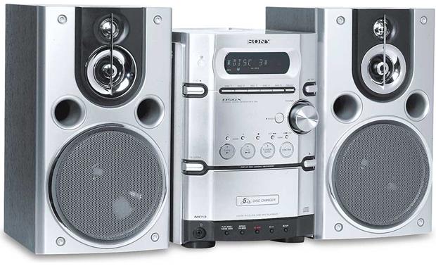 Sony CMT-HPX9 5-CD/tape/AM/FM micro system at Crutchfield