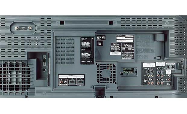 Sony KDS-R60XBR1 Back